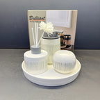 BR3017 4Pcs Bathroom Set Tray W-Line 12c