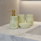 BR3011 4Pcs Bathroom Set L-Green 12c