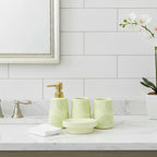 BR3011 4Pcs Bathroom Set L-Green 12c