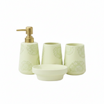 BR3011 4Pcs Bathroom Set L-Green 12c