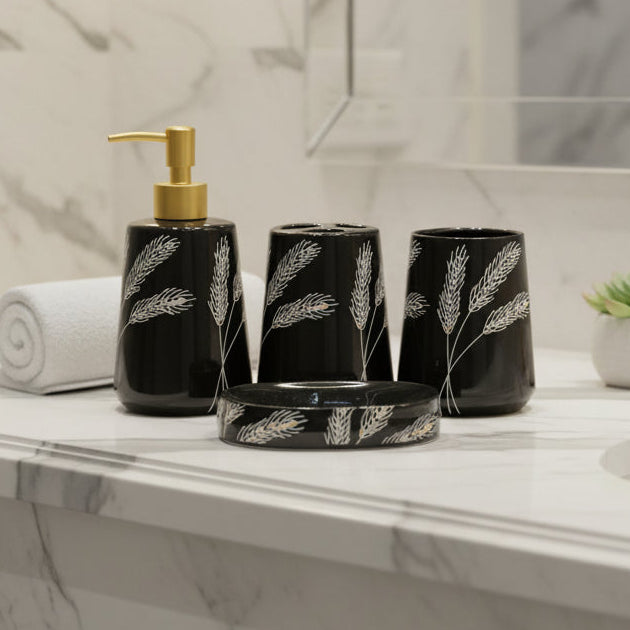 BR3025 4Pcs Bath Set B-Wheat 12c