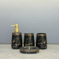 BR3007 4Pcs Bath Set B-Marble 12c