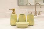 BR3011 4Pcs Bathroom Set L-Green 12c