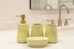 BR3011 4Pcs Bathroom Set L-Green 12c