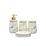 BR3006 4Pcs Bath Set W-Marble 12c