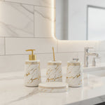 BR3006 4Pcs Bath Set W-Marble 12c