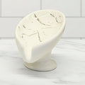 BR3037 Soap Dish White Marble 60c