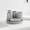 BR3023 5PcsBathroom Set Tray G-Flower12c