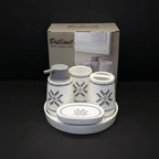 BR3022 5Pcs Bathroom Set Tray W-Star 12c
