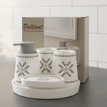 BR3022 5Pcs Bathroom Set Tray W-Star 12c