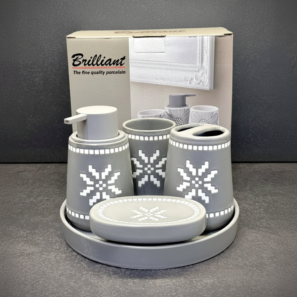 BR3021 5Pcs Bathroom Set Tray G-Star 12c
