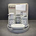 BR3021 5Pcs Bathroom Set Tray G-Star 12c