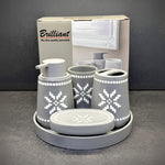 BR3021 5Pcs Bathroom Set Tray G-Star 12c
