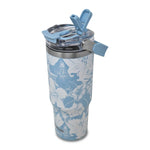 ZF-045-4 OceanBlue SS Cup 3D-F 900ml 24c