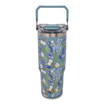 ZF-045-1 Iris Blue SS Cup 3D-F 900ml 24c