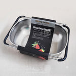 SS07-01 S/S Square Washing Basket 24c