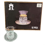 CG136 6Pcs Kawa Set Transparent 8c