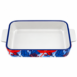 Danny Home 12" Rectangular Ceramic Baking Dish with Handles
