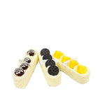 Decorative Loaf Cake Fridge Magnets Realistic Mini Cake Design, Set of 4