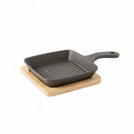 ZYB195 Frying Pan 15x2.5cm Cast Iron 12c