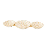 BR5061 15"Petal Shape 3-Grid Bowl (G) 8c