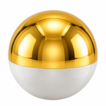 Angela Luxury Gold & White Spherical Decorative Sphere Ornament Elegant Tabletop Decoration Piece