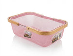 ZYB282 Basket Pink 42.2x26x17.5cm 16c