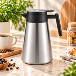 Premium Stainless Steel Vacuum Insulated Tea & Coffee Jug with Handle – 700ml