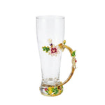 CG244 Wine Glass Metal Heat  Flower