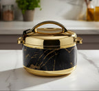 887ZG/G 4Ltr Black+Gold Hot Pot 4c