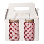 CB-227 Glass Cup 2Pcs Set 500ml 12c