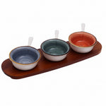 CZT21-62 Dessert Set 5.25"3Dishes+W-T18c