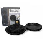 BLXP24 24Pcs Black Dinner Set 2c