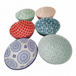 387FGWD 3.87'' Ceramic Dish 6Pcs Set 48c