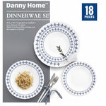 LXP18F-W 18Pcs Dinner Set 2c