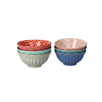 60FGW 6''Ceramic Bowl 6Pcs Set 12c