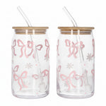 CB-226 Straw Glass 2Pcs Set 500ml 12c