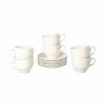 BW20-02 220ml Cup&Saucer 12Pcs Set 8c