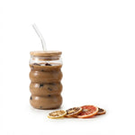 RXG-027 Glass With Straw 450ml 98c