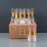 CG019 HF-C3186 Striped 6Pcs GlassSet 12c