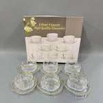CG065 HH104 6Pcs Bowl&Dish Set G-Rim