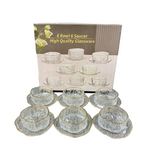 CG065 HH104 6Pcs Bowl&Dish Set G-Rim