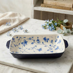 BR2041 Blue Peony 13"Baking Dish 12c