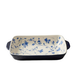 BR2041 Blue Peony 13"Baking Dish 12c