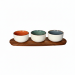CZT21-121 Dessert Set 3.5"3Dishes+W-T18c