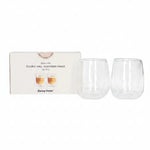 DW04-02 D-Walled Glass 200ml 2Pcs Set24c