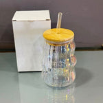 CG258 Glass With Straw Cup
