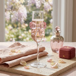 Coquette Pink Bow Stemmed Champagne & Cocktail Glass