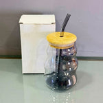 CG260 GlassWith Straw Cup GyCharcoal