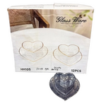 CG152 12Pcs Compote Set Black 150ml 8c